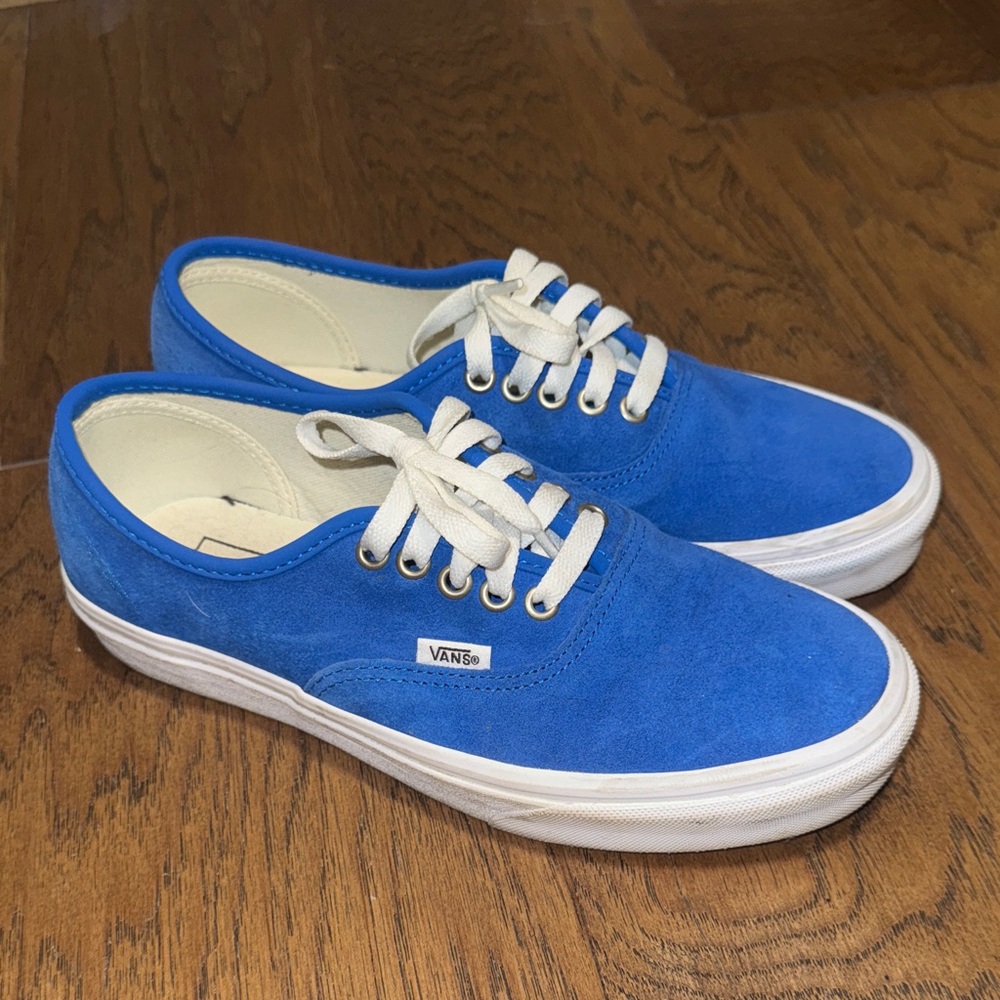 Vans Bright Blue Lace-Up Sneakers